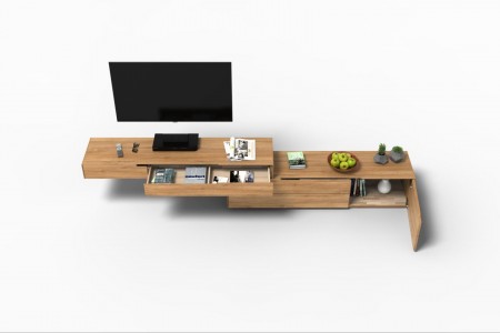 Тумба ТВ комбинированная LOFT фото